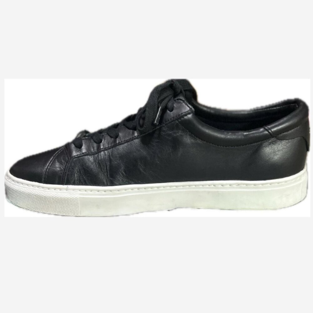 J SLIDES Sneakers Womens 8 M Black Leather Scales Lacee Cut Platform Athletic - Picture 2 of 6